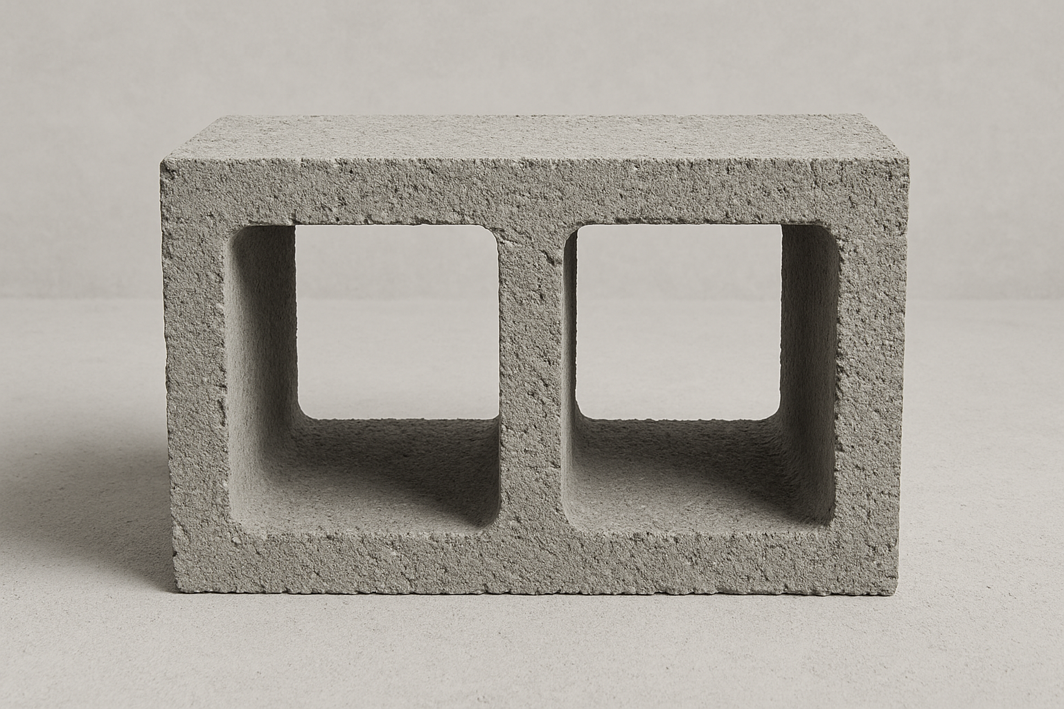 concrete block 2 hole